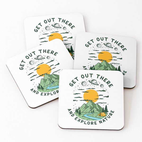 Item preview, Get Out There and Explore Nature  designed and sold by TheCampingHiker.