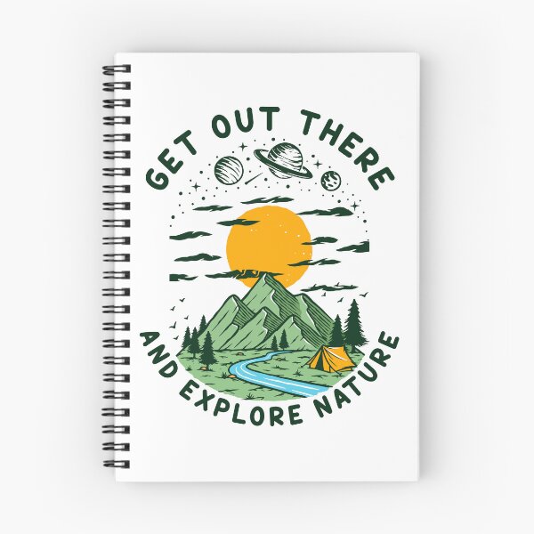 Item preview, Get Out There and Explore Nature  designed and sold by TheCampingHiker.