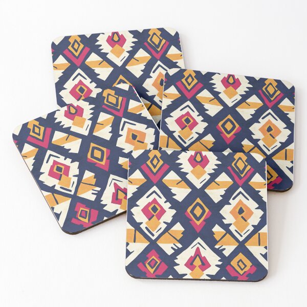 Item preview, Colorful Tribal Patterns - Symmetrical Shape designed and sold by Pujo Design.