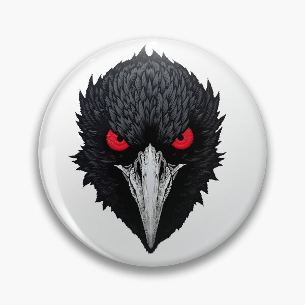 Item preview, Cool Iron On Patches Crow Red Eye designed and sold by saloui.