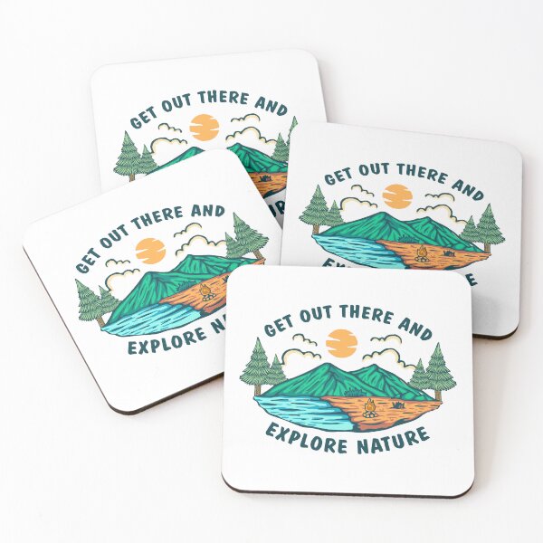 Item preview, Get Out There and Explore Nature  designed and sold by TheCampingHiker.