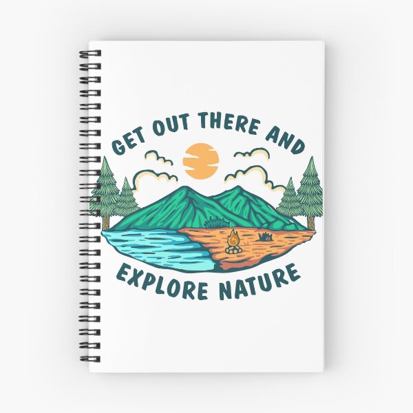 Item preview, Get Out There and Explore Nature  designed and sold by TheCampingHiker.