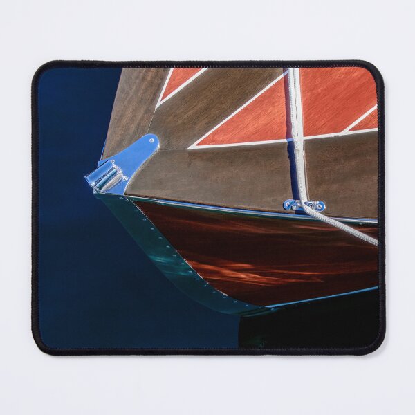 Item preview, Classic Wooden Boat on Blue Water designed and sold by Darin Ashton.