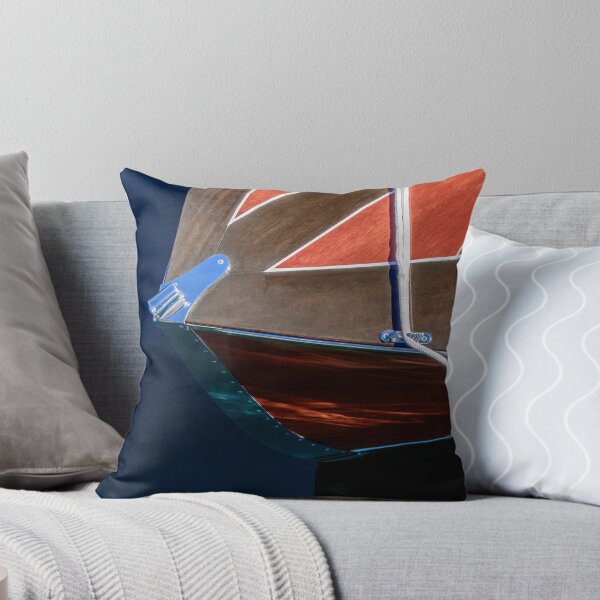 Item preview, Classic Wooden Boat on Blue Water designed and sold by Darin Ashton.