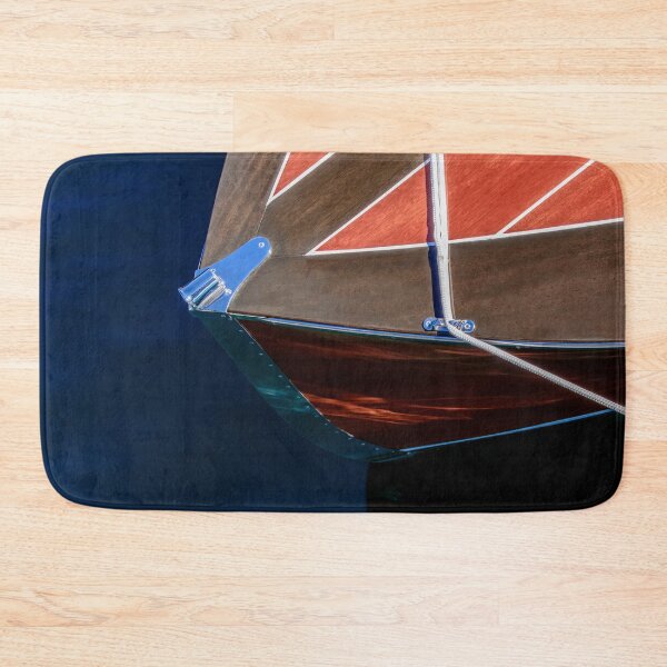 Item preview, Classic Wooden Boat on Blue Water designed and sold by Darin Ashton.