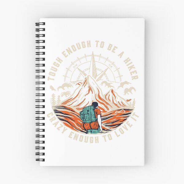 Item preview, Tough Enough to Be a Hiker Crazy Enough to Love it designed and sold by TheCampingHiker.