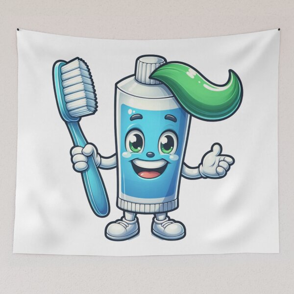 Item preview, Toothpaste And Toothbrush designed and sold by BassHeadMomma.