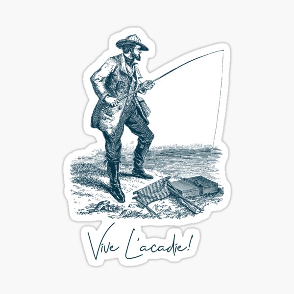 Vive L'Acadie Acadian T-Shirt Sticker