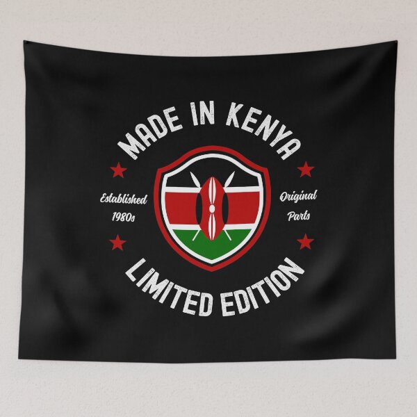 Item preview, Made In Kenya, Limited Edition | For Birthday in 1980s - Black designed and sold by PearlMoonGrapes.