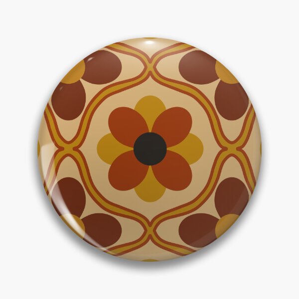 Item preview, Retro Camper Floral Pattern designed and sold by Stephanie McRae.