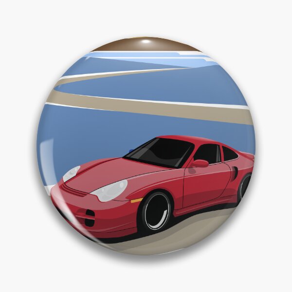 Artikelvorschau, 2004 Roter Porsche 996 911 Turbo Ocean Drive entworfen und verkauft von blackdogshop.