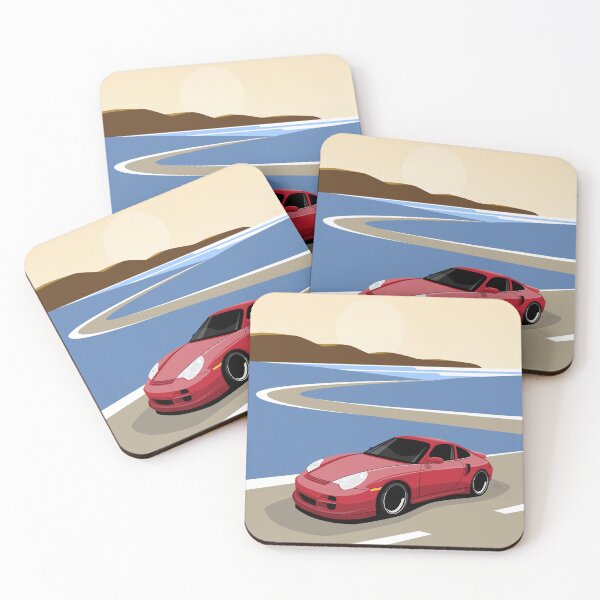 Item preview, Porsche 996 911 turbo rojo de 2004 con tracción en las cuatro ruedas designed and sold by blackdogshop.