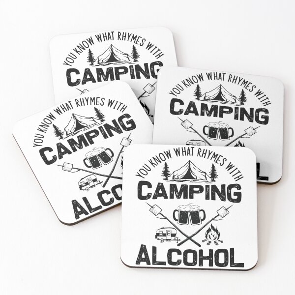 Item preview, You Know What Rymes With Camping Alcohol designed and sold by TheCampingHiker.