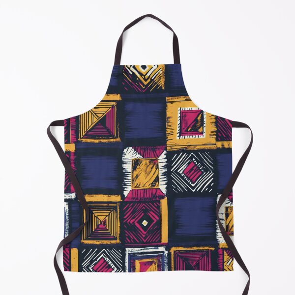 Item preview, bstract Squares: A Symphony in Purple & Gold designed and sold by Pujo Design.