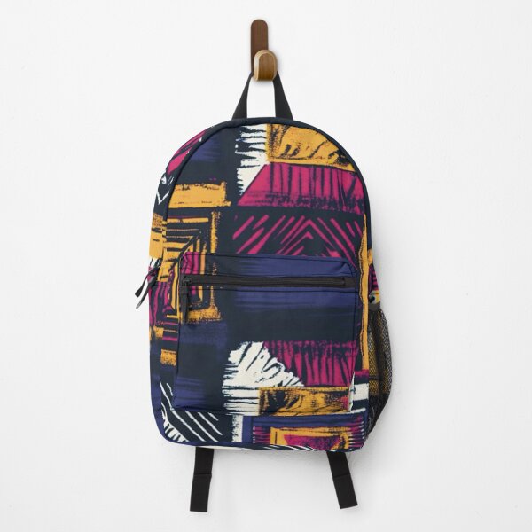 Item preview, bstract Squares: A Symphony in Purple & Gold designed and sold by Pujo Design.
