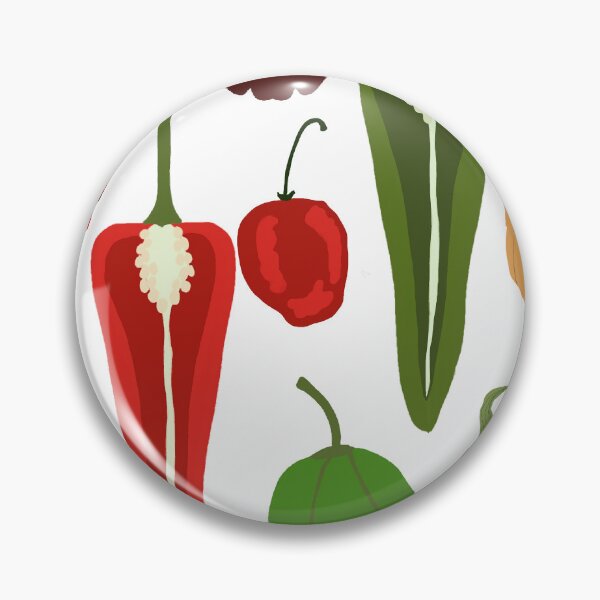 Item preview, Bright minimalist chillies designed and sold by HoddyDesign.