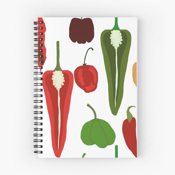 Item preview, Bright minimalist chillies designed and sold by HoddyDesign.