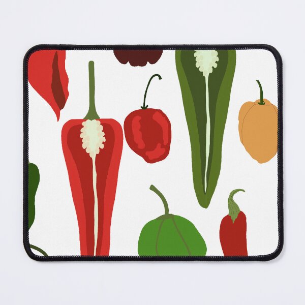 Item preview, Bright minimalist chillies designed and sold by HoddyDesign.