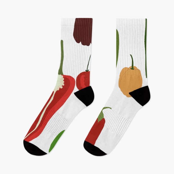 Item preview, Bright minimalist chillies designed and sold by HoddyDesign.