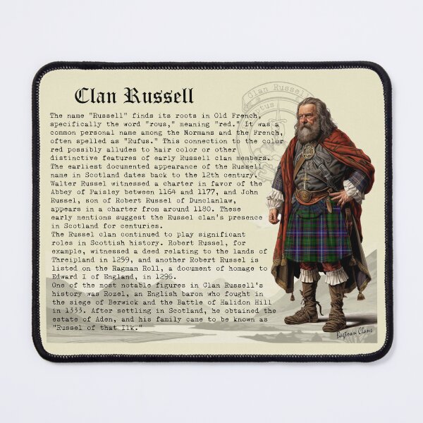 Item preview, Clan Russell Scottish Clan History  designed and sold by BagTown Clans.