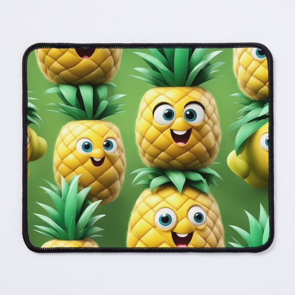 Item preview,  Cute Pineapple Fruit Cartoon Vector Icon Illustration designed and sold by hjian8219.
