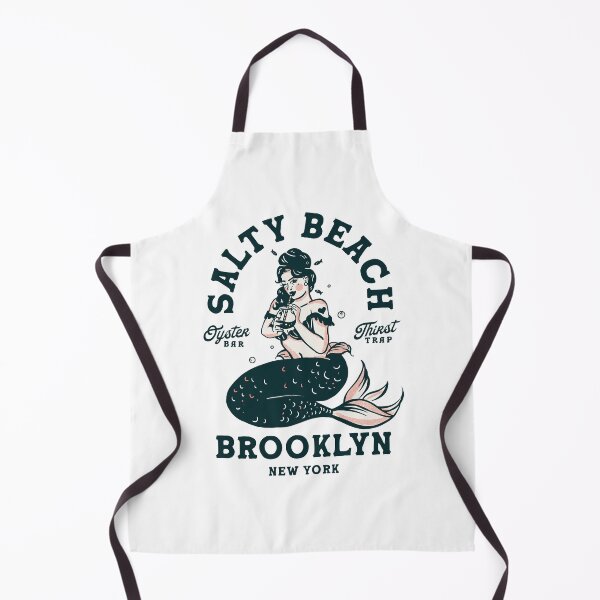 Item preview, Brooklyn New York Mermaid Shirt. Salty Beach Oyster Bar Seafood Restaurant T-Shirt. Men's & Women's Mermaids Gift Tee designed and sold by The Whiskey Ginger Design Shop.
