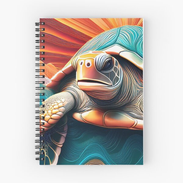 Item preview, Sea Turtle Sunset and Waves Retro Vintage Turtle Artwork designed and sold by Mandeville Photography.