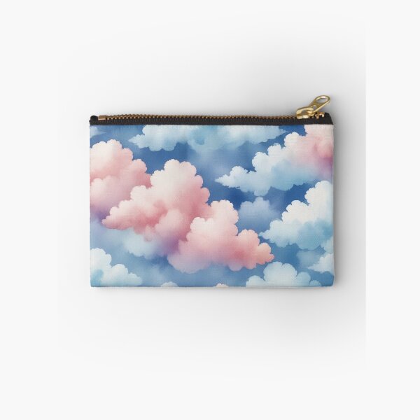Item preview, Watercolor Sugar Cotton Clouds Background designed and sold by hjian8219.
