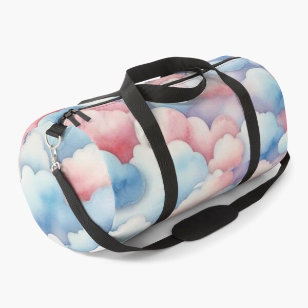 Item preview, Watercolor Sugar Cotton Clouds Background designed and sold by hjian8219.