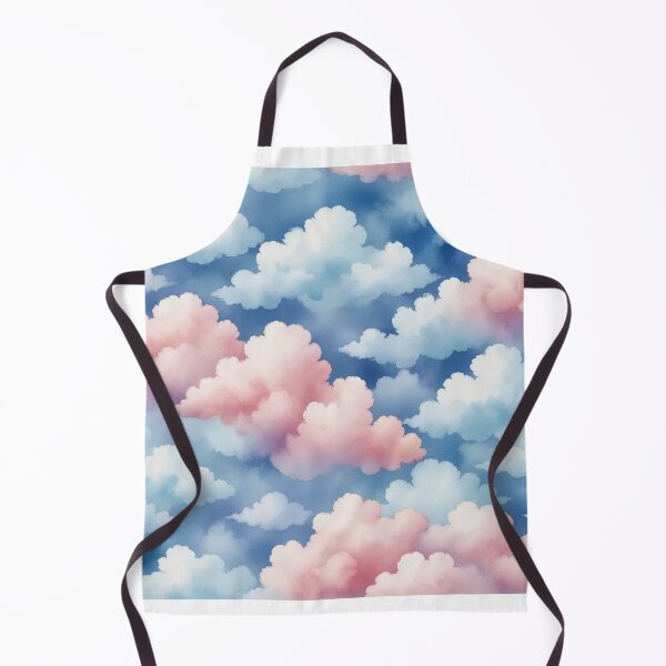 Item preview, Watercolor Sugar Cotton Clouds Background designed and sold by hjian8219.