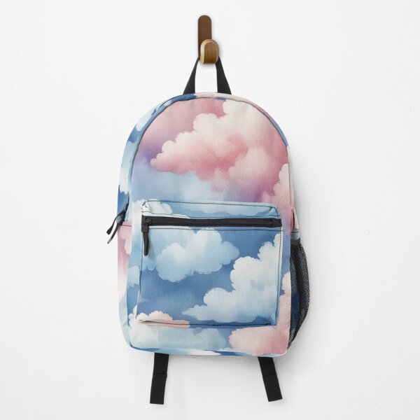 Item preview, Watercolor Sugar Cotton Clouds Background designed and sold by hjian8219.