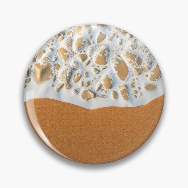 Item preview, Beach Texture with Golden Sandy Waves designed and sold by hjian8219.
