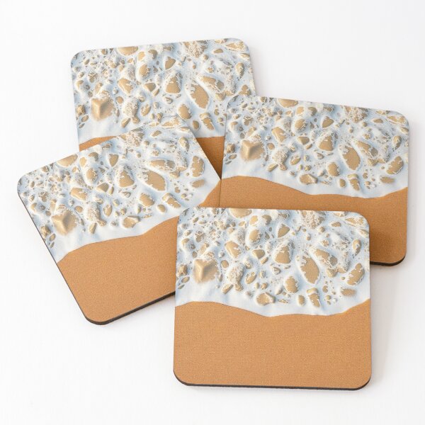 Item preview, Beach Texture with Golden Sandy Waves designed and sold by hjian8219.