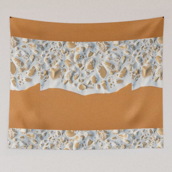 Item preview, Beach Texture with Golden Sandy Waves designed and sold by hjian8219.