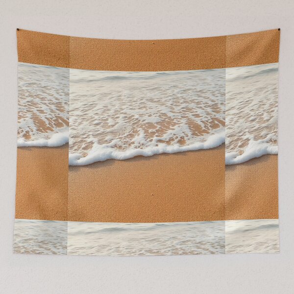 Item preview, Beach Texture with Golden Sandy Waves designed and sold by hjian8219.