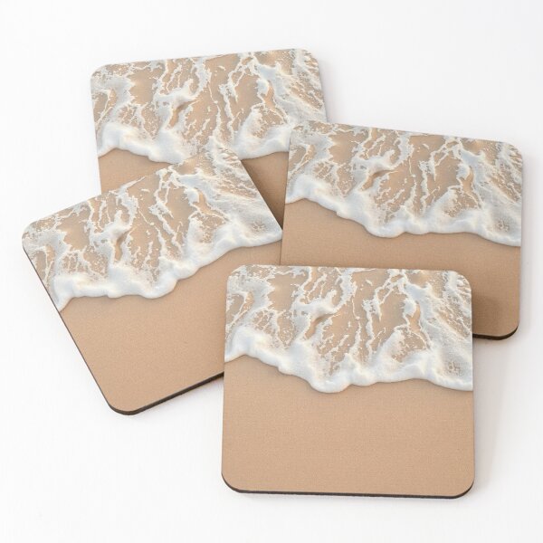 Item preview, Beach Texture with Golden Sandy Waves designed and sold by hjian8219.
