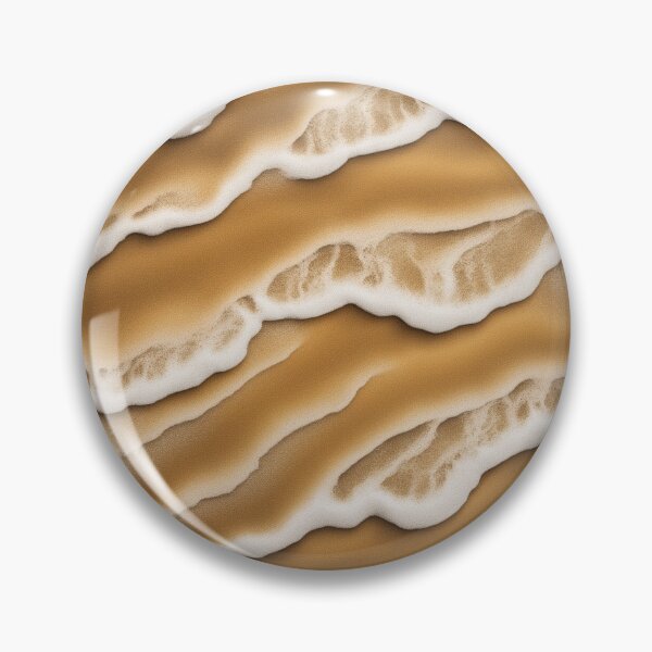 Item preview, Beach Texture with Golden Sandy Waves designed and sold by hjian8219.