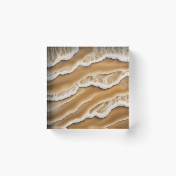 Item preview, Beach Texture with Golden Sandy Waves designed and sold by hjian8219.