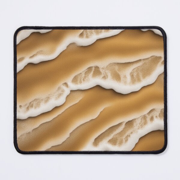 Item preview, Beach Texture with Golden Sandy Waves designed and sold by hjian8219.
