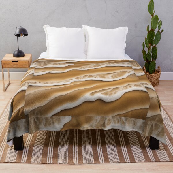 Item preview, Beach Texture with Golden Sandy Waves designed and sold by hjian8219.