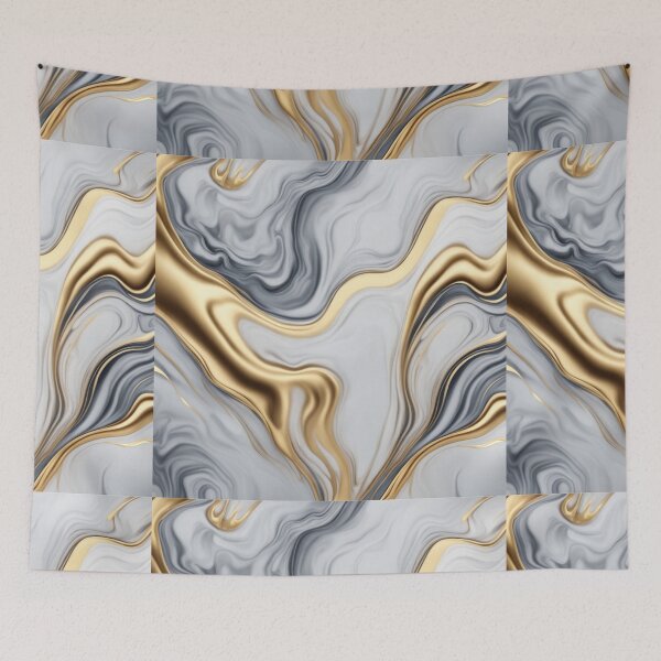 Item preview,  Realistic Liquid Marble Background with Gold designed and sold by hjian8219.