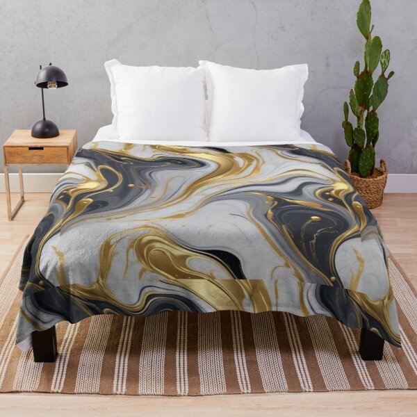 Item preview,  Realistic Liquid Marble Background with Gold designed and sold by hjian8219.