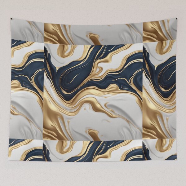 Item preview,  Realistic Liquid Marble Background with Gold designed and sold by hjian8219.