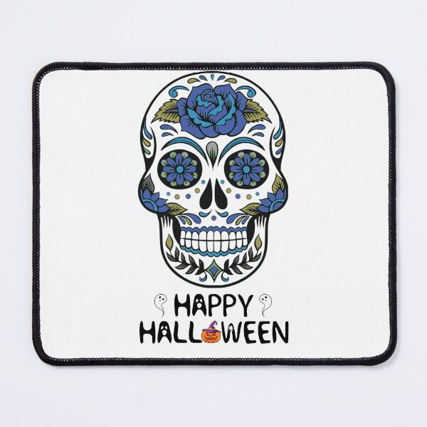 Item preview, Happy Halloween, Floral skull, skull, Skulls designed and sold by LissethsWorld.