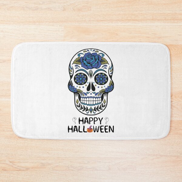Item preview, Happy Halloween, Floral skull, skull, Skulls designed and sold by LissethsWorld.