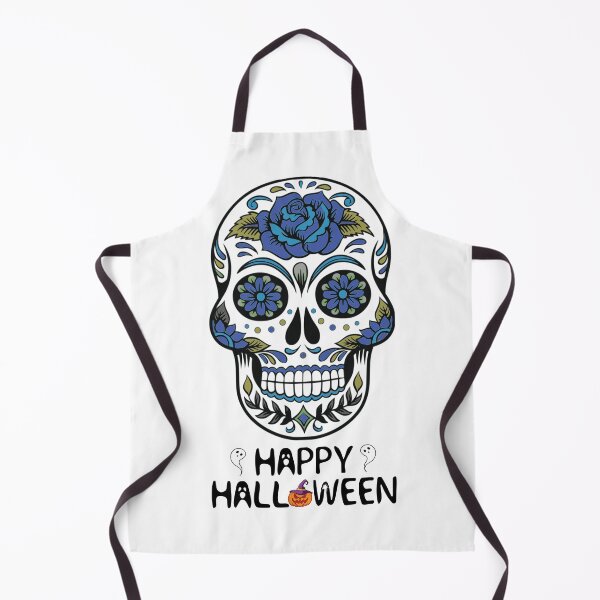 Item preview, Happy Halloween, Floral skull, skull, Skulls designed and sold by LissethsWorld.