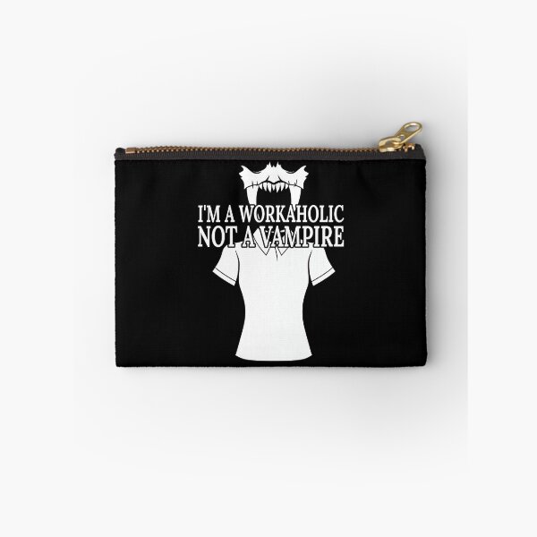 Item preview, I'm A Workaholic Not a Vampire Female Night Stalker designed and sold by FWLKIT.