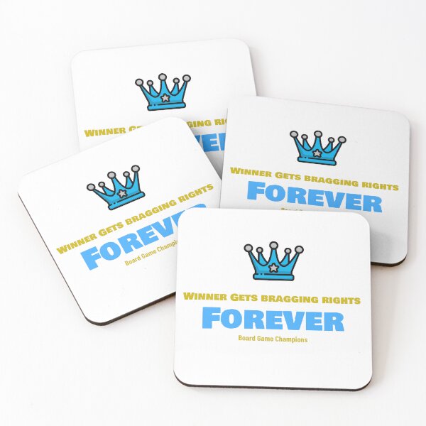 Item preview, Winner Gets Bragging Rights Forever: Board Game Champions designed and sold by BestMerchnTees.