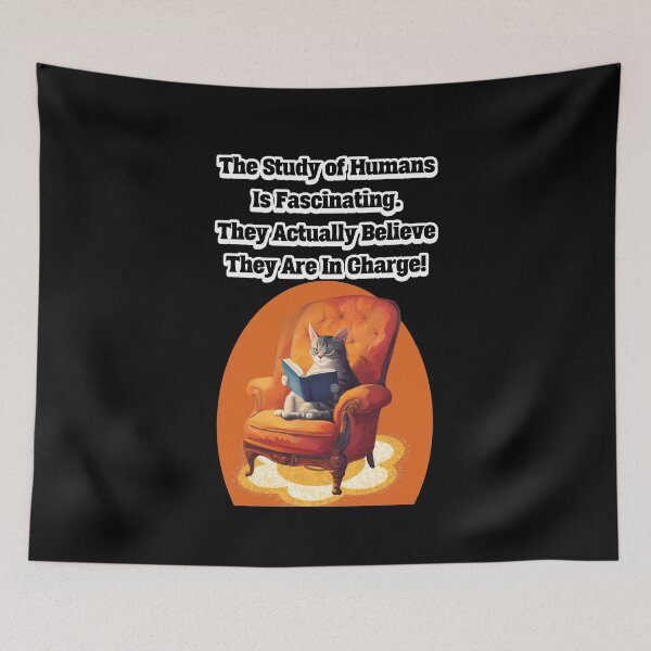 Item preview, The Study of Humans - Cat Lover's Design designed and sold by signshirtz.