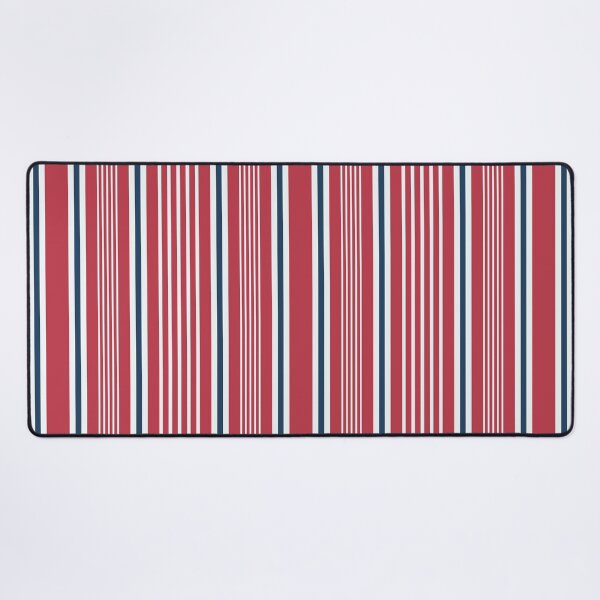Item preview, Retro Nautical vertical stripes red blue Vector seamless pattern designed and sold by Dana Du.